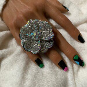 Fashion Flower Elastic Ring